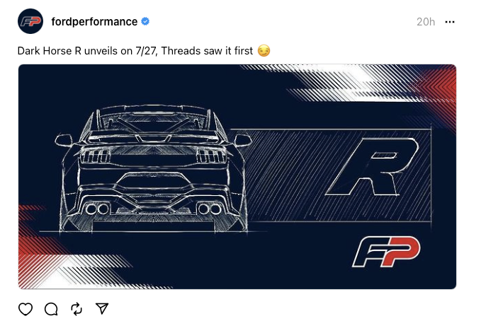S650 Mustang Official: Dark Horse R Mustang Race Car Teased with Reveal Coming July 27! Screenshot 2023-07-07 at 12.10.32 PM