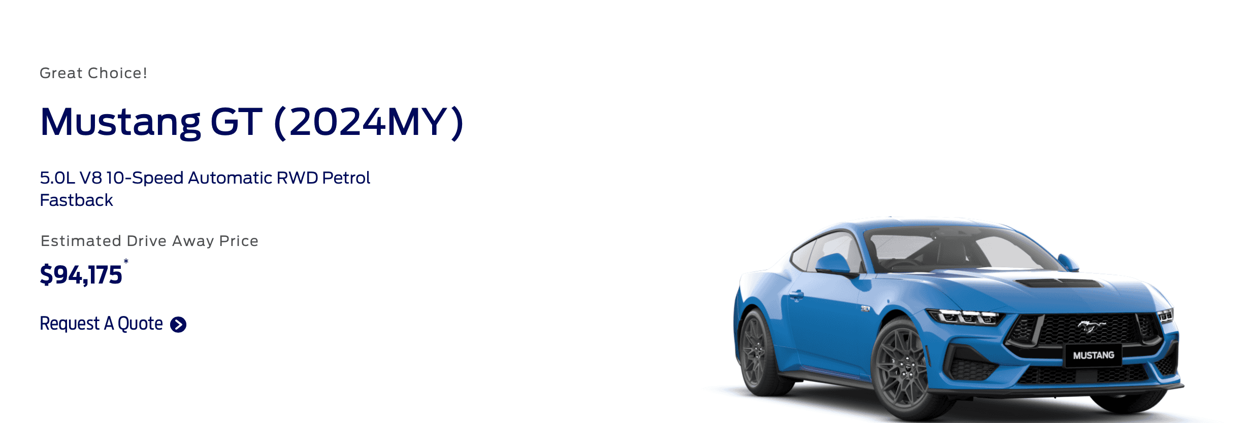 S650 Mustang 2024 Mustang Australia (AU) Pricing and Timing Schedule Screenshot 2023-11-04 at 1.14.03 pm