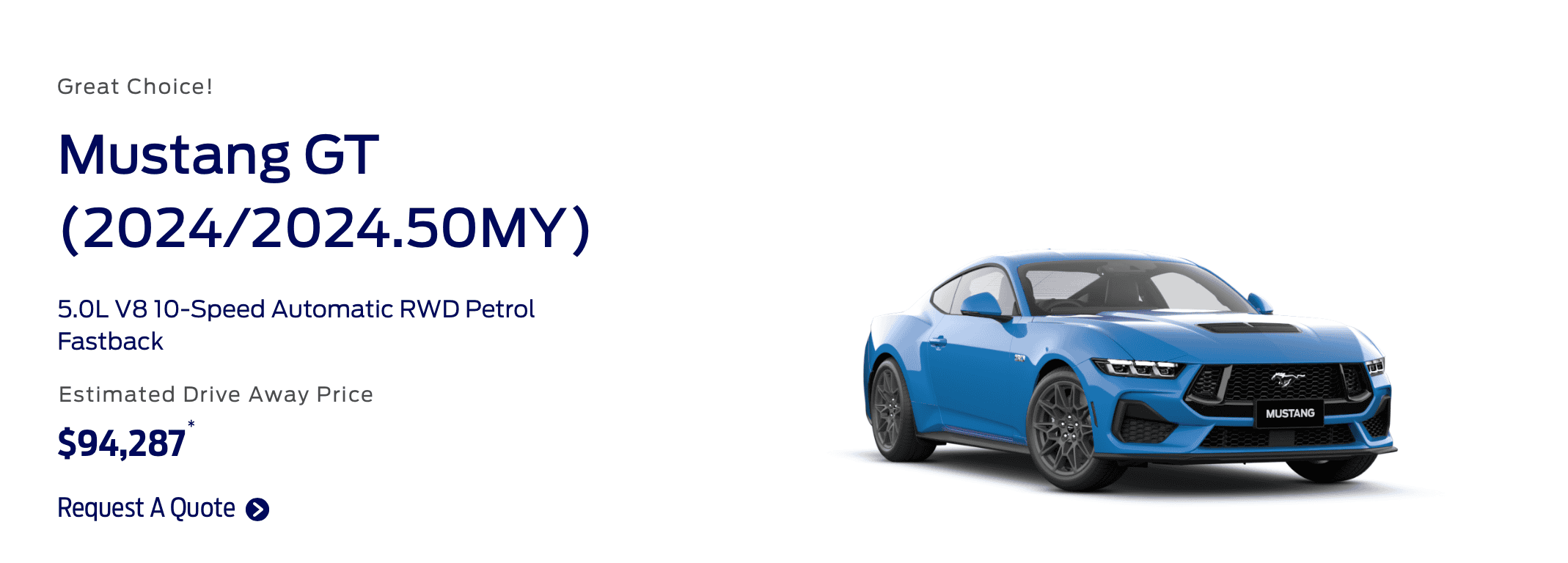 S650 Mustang 2024 Mustang Australia (AU) Pricing and Timing Schedule Screenshot 2024-01-26 at 6.22.47 pm