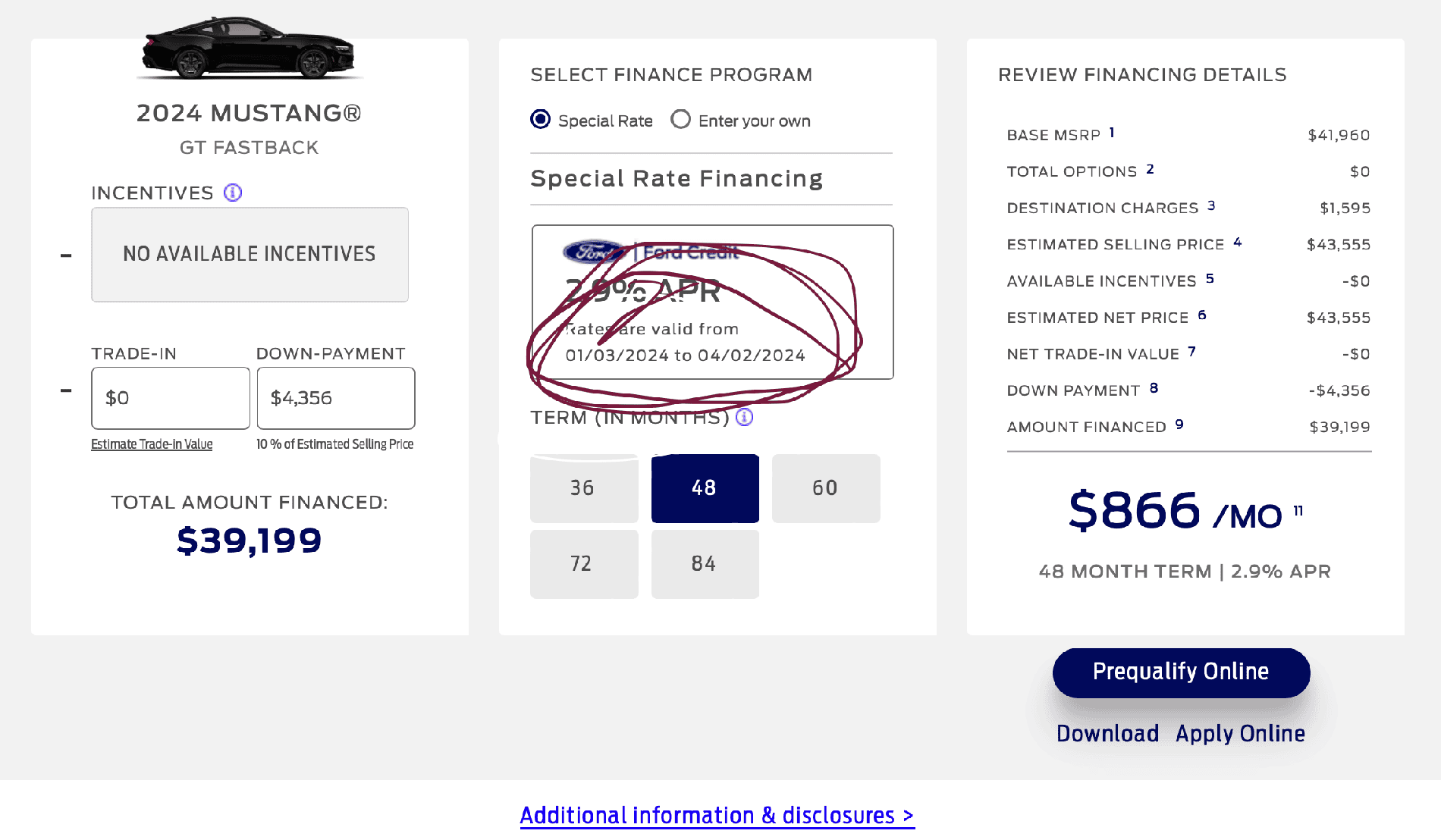 S650 Mustang Current Interest Ford Interest Rates? Screenshot 2024-02-26 at 11.03.06 PM