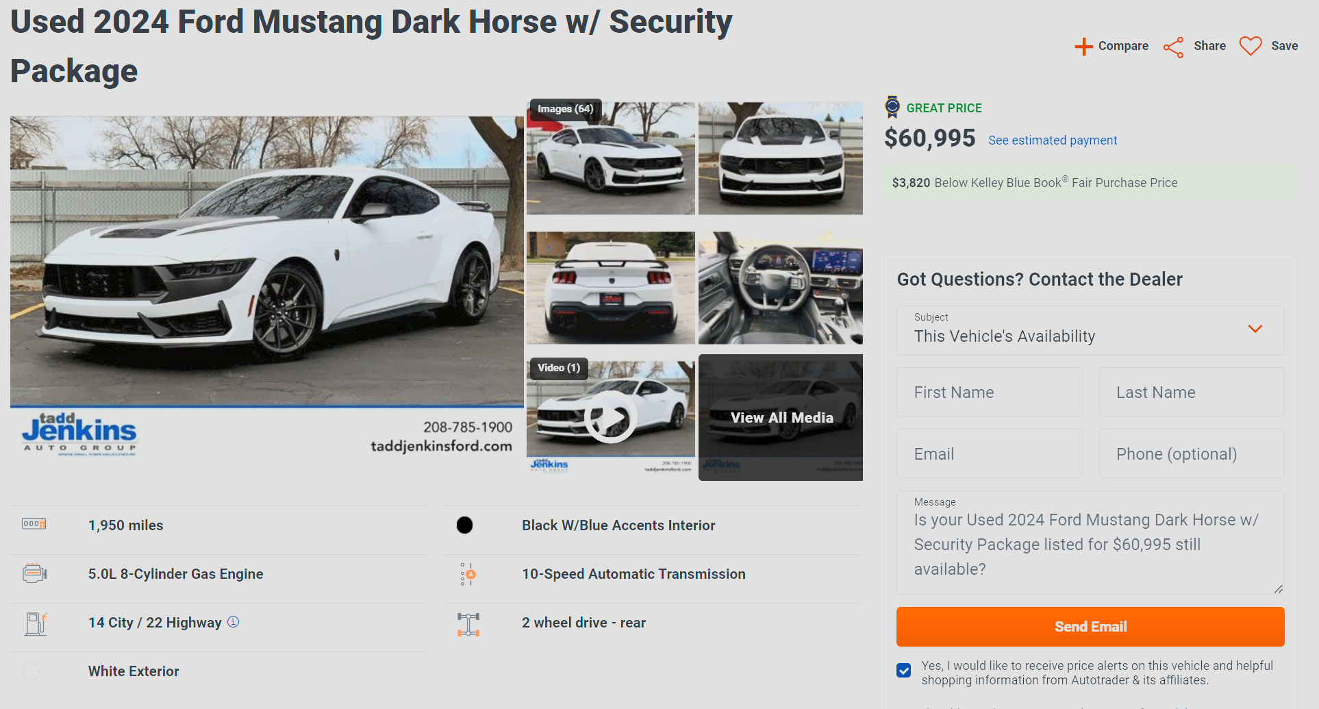 S650 Mustang 2024 Dark Horse Mustang vs 2023 BMW M2 - Car and Driver Comparison Review Screenshot 2024-04-15 180435