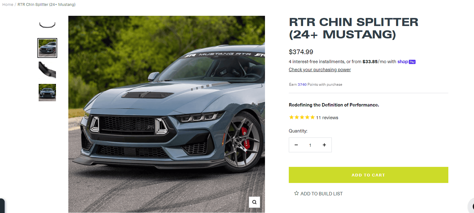 S650 Mustang Bought a new S650 Convertible GT! What are cool exterior mods I can add? Racing stripes? Chin Splitters? Black out wheels? Screenshot 2024-07-19 195227