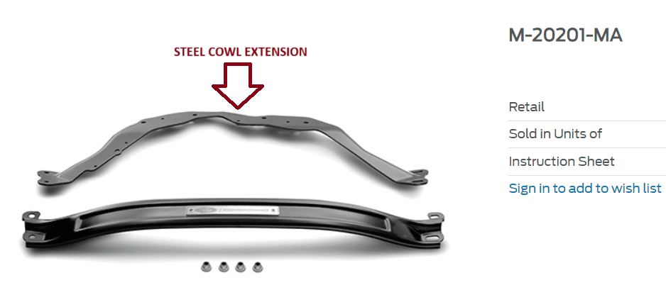 S650 Mustang Strut tower brace for base Mustang GT Screenshot 2024-08-08 112053