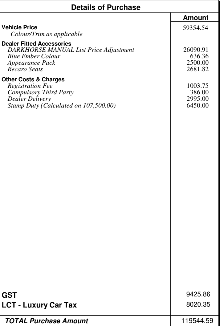 S650 Mustang 2024 Mustang Australia (AU) Pricing and Timing Schedule Screenshot 2024-08-09 at 9.21.34 pm