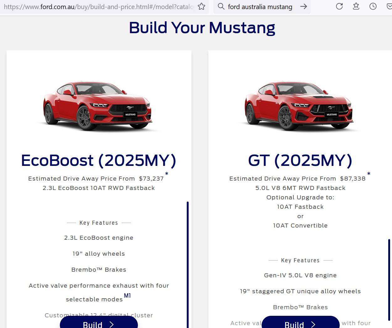 S650 Mustang 2025 Mustang Australia (AU) Screenshot 2024-09-15 220807