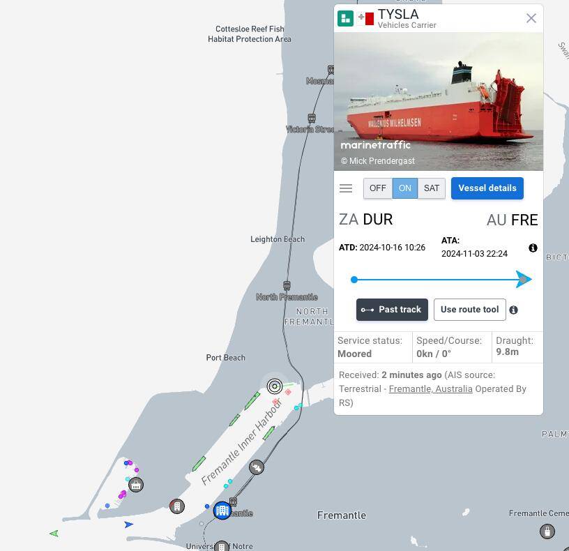 S650 Mustang Tracking your Mustang between Baltimore & Australia Screenshot 2024-11-04 at 10.21.12 AM