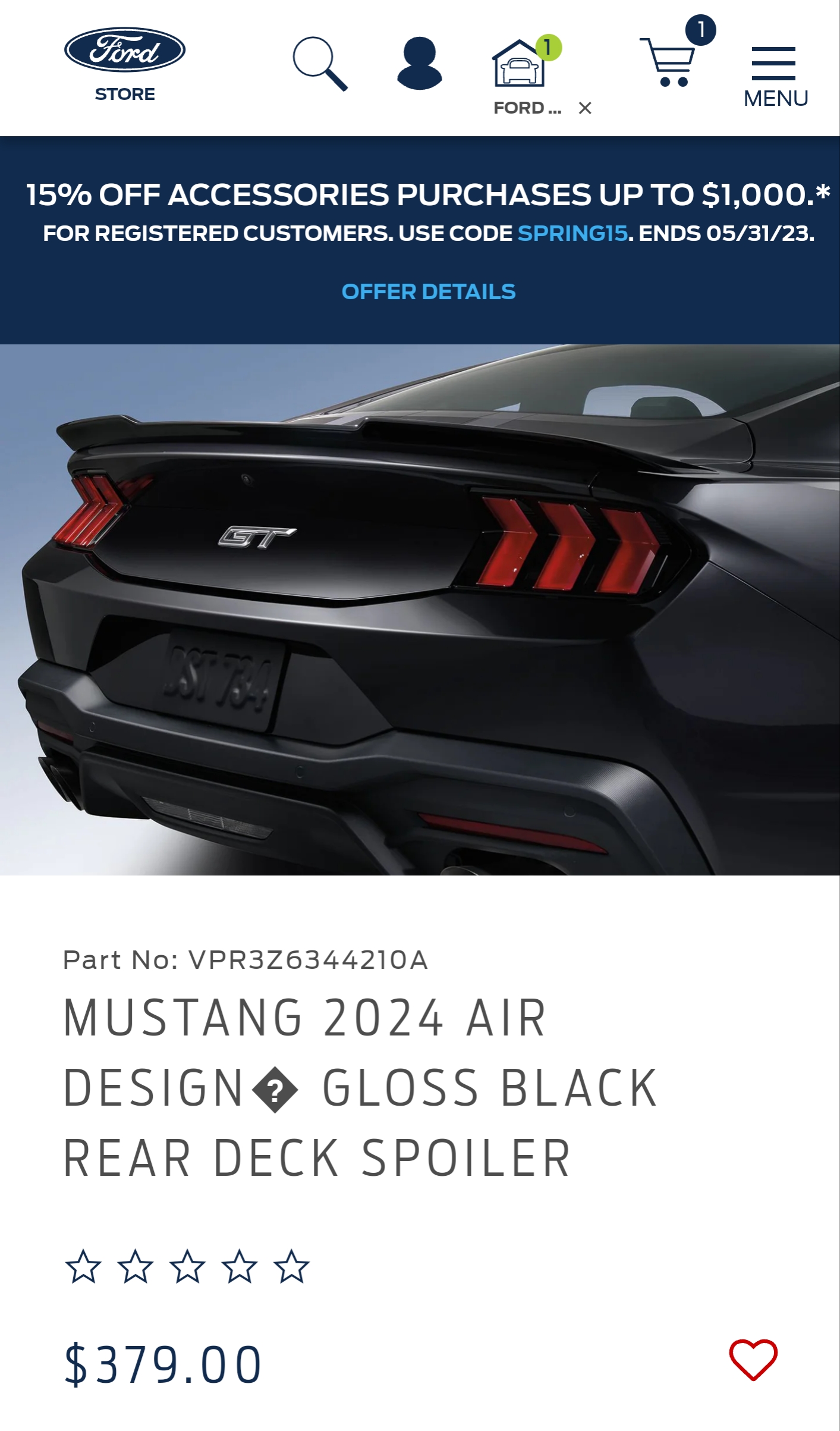 S650 Mustang Factory Ford rear deck spoiler just installed! And the gloss black matches the lower gloss trim perfectly. Screenshot_2023-05-17-14-39-28-79_40deb401b9ffe8e1df2f1cc5ba480b12