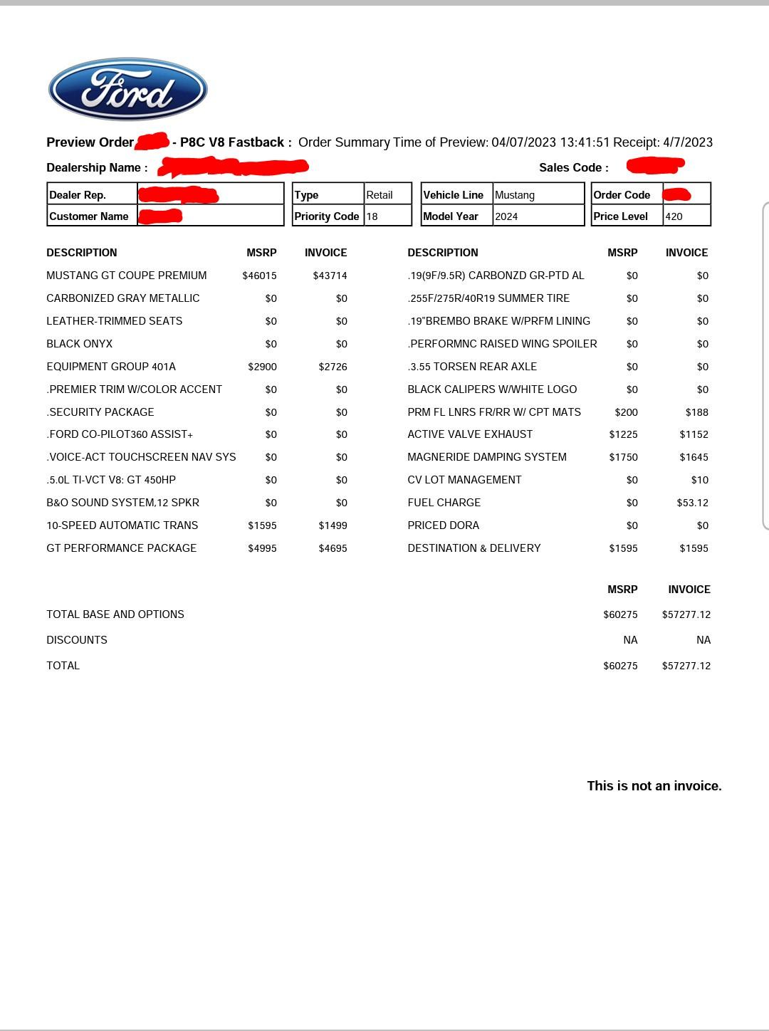 S650 Mustang 2024+ Mustang S650 Orders Tracking List & Stats [Enter Yours!] Screenshot_20230408_191054