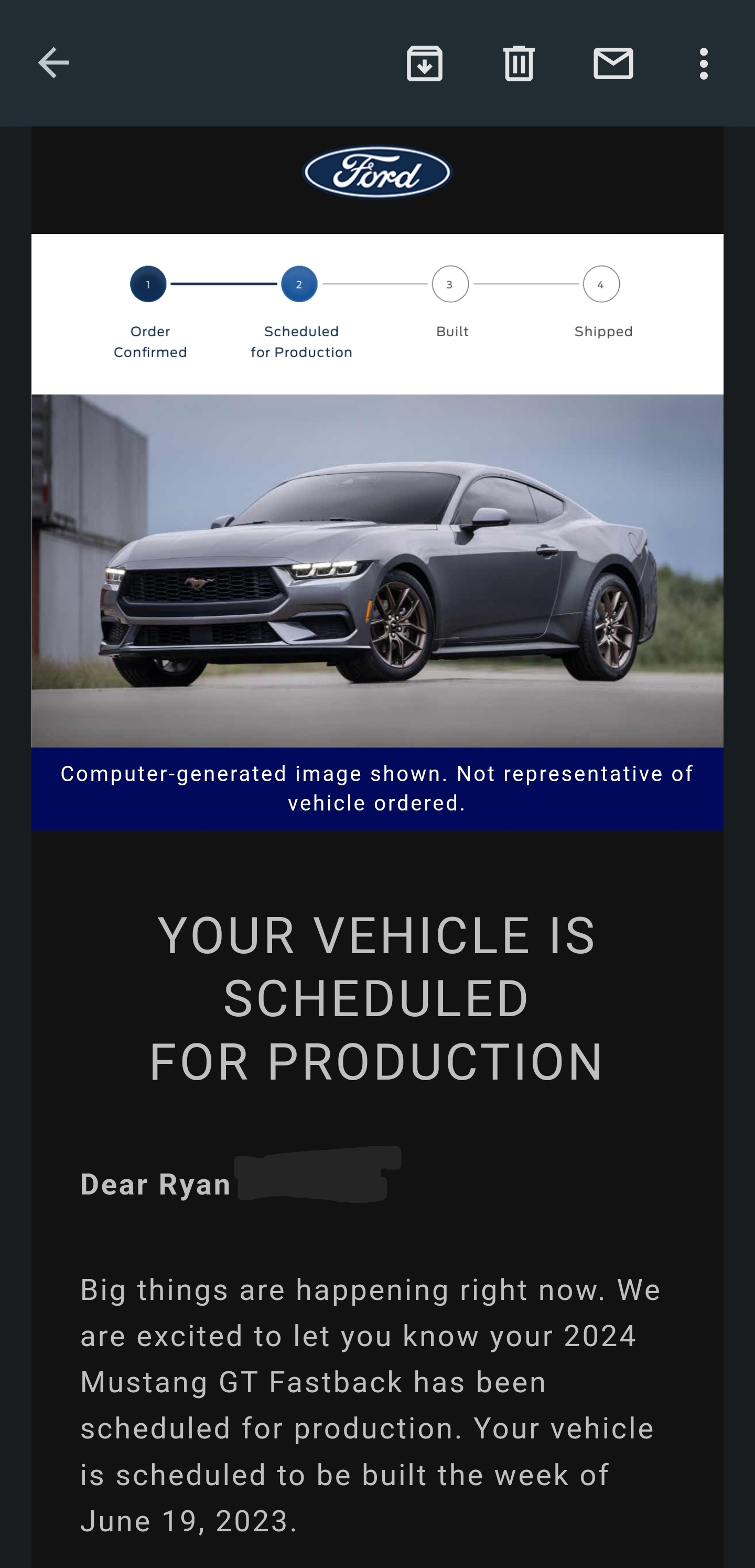 S650 Mustang Post your scheduled production build dates here! Screenshot_20230427_105841_Gmail