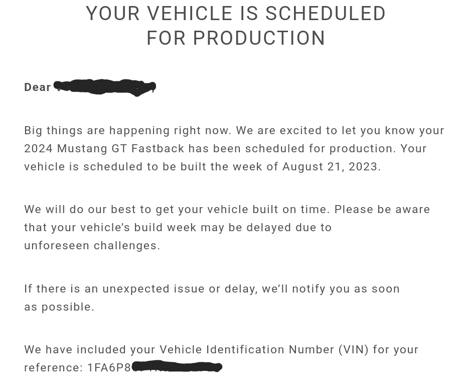 S650 Mustang Ford just removed my production week entirely......looks like the tracking site is not to be trusted? - UPDATED Screenshot_20230615_211944_Yahoo Mail