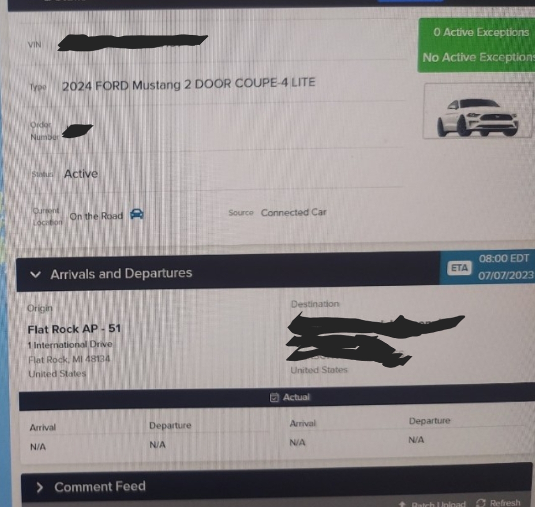 S650 Mustang Delivery starts tomorrow!! (says Ford Chat) Screenshot_20230709_125231_Messages