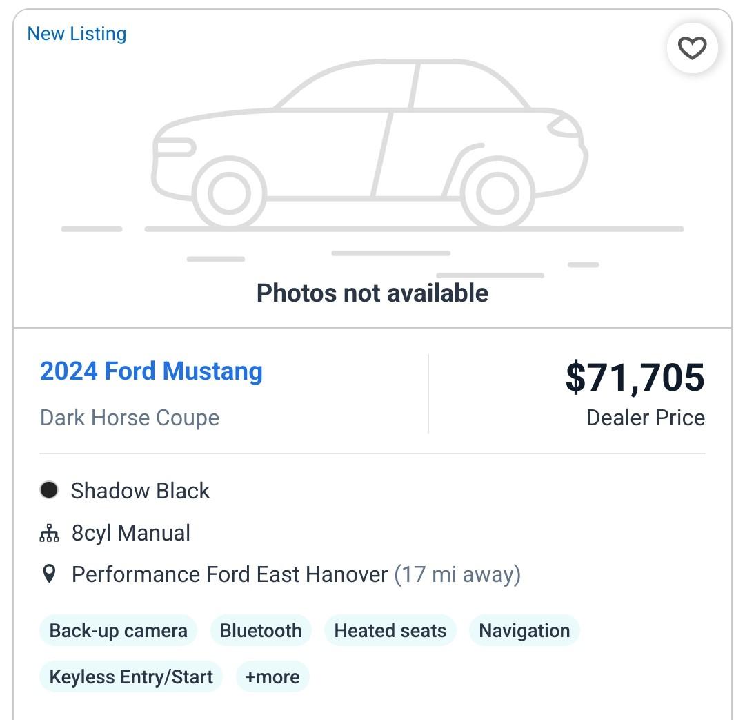 S650 Mustang Apparently this includes the dealer markup.  I would love to see the window sticker Screenshot_20230709_140609_Firefox Nightly