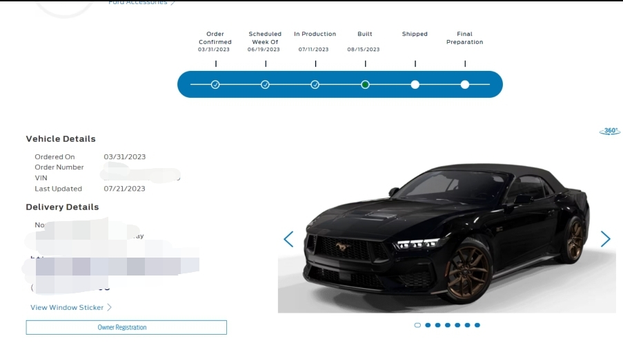 S650 Mustang First 2024 Mustang orders being shipped to dealers now! Screenshot_20230815_191349_OneDrive