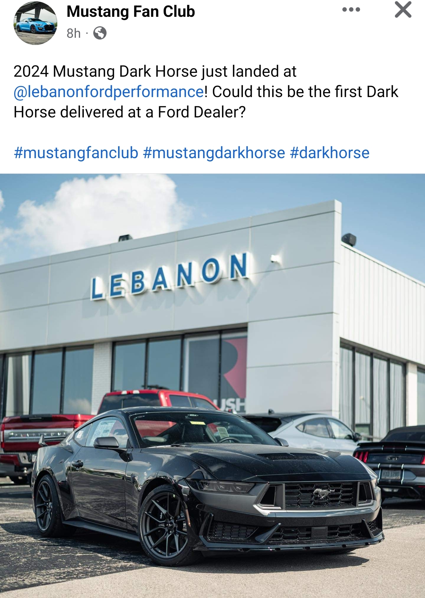 S650 Mustang Anybody get their Darkhorse yet? Screenshot_20230826_094123_Facebook