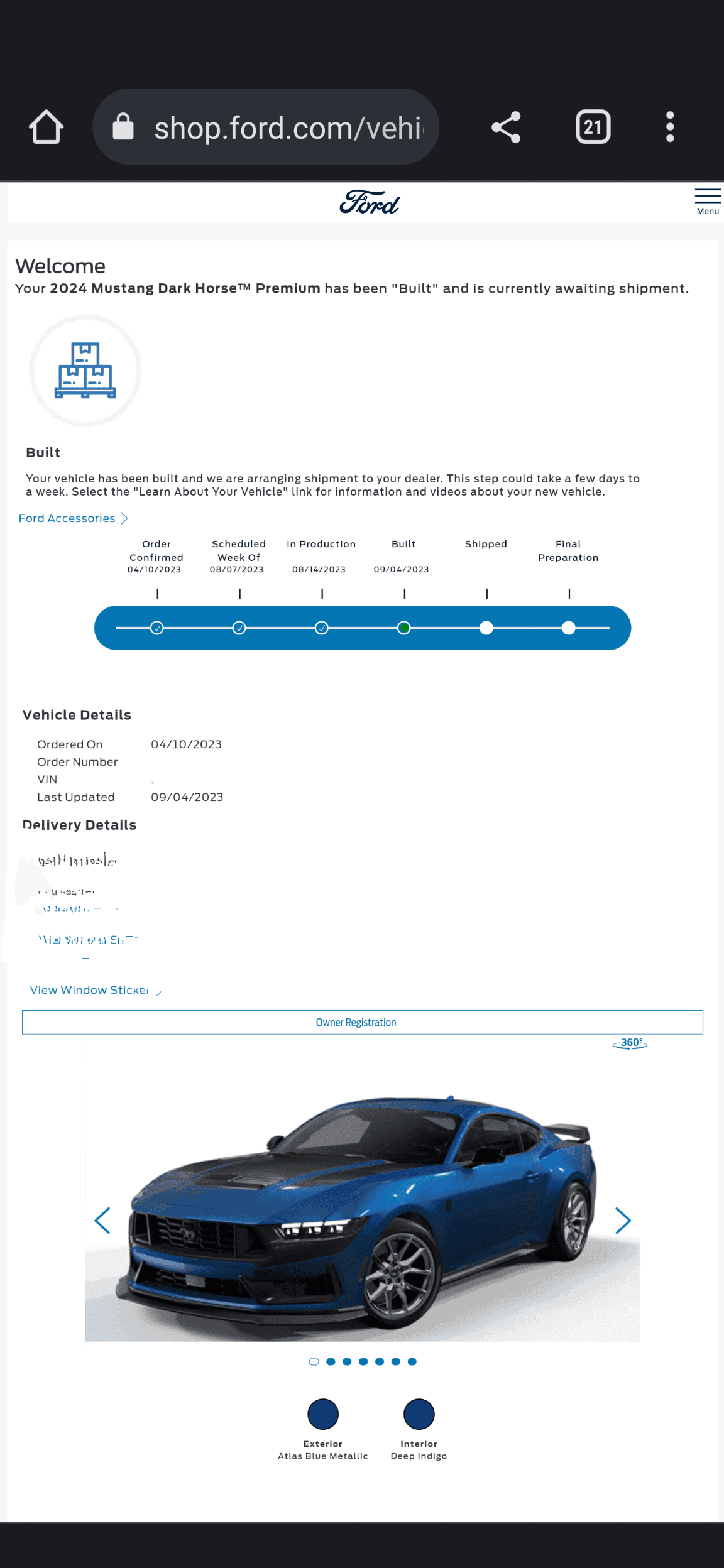 S650 Mustang Tracker went from Built to Confirmed? Screenshot_20230905-104803~2