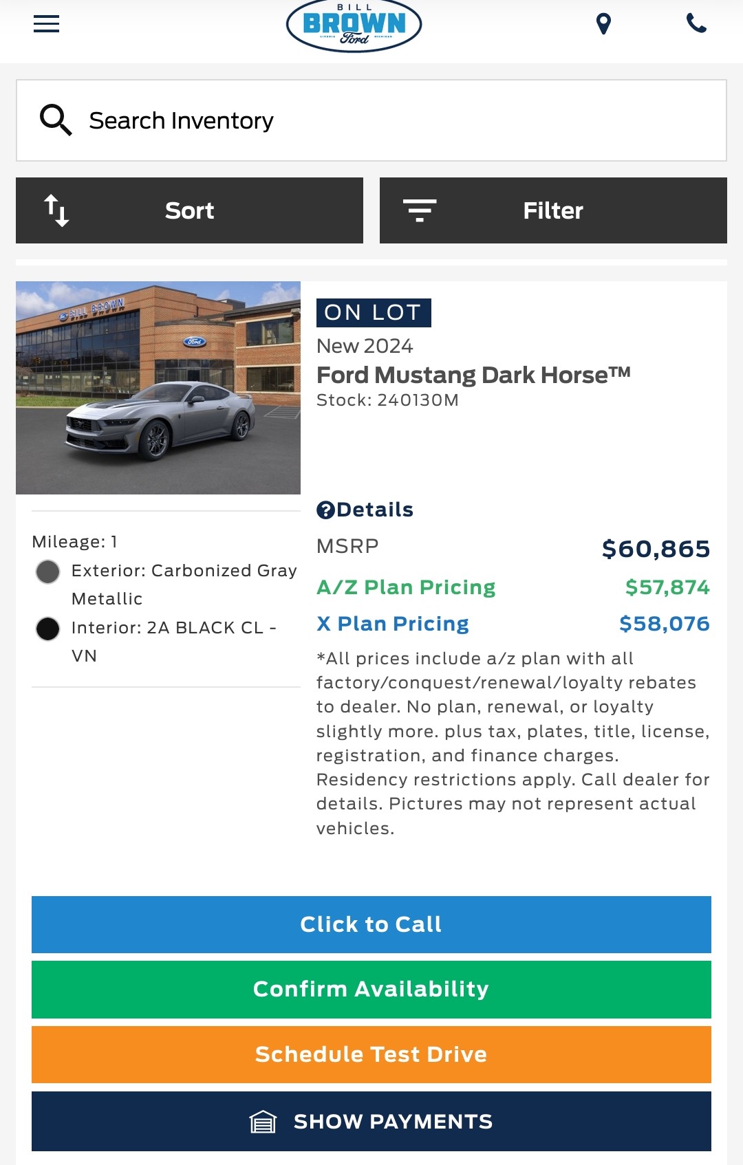 S650 Mustang $1,650.00 Below MSRP 4 My Dark Horse! Screenshot_20240101_131431_Firefox Nightly