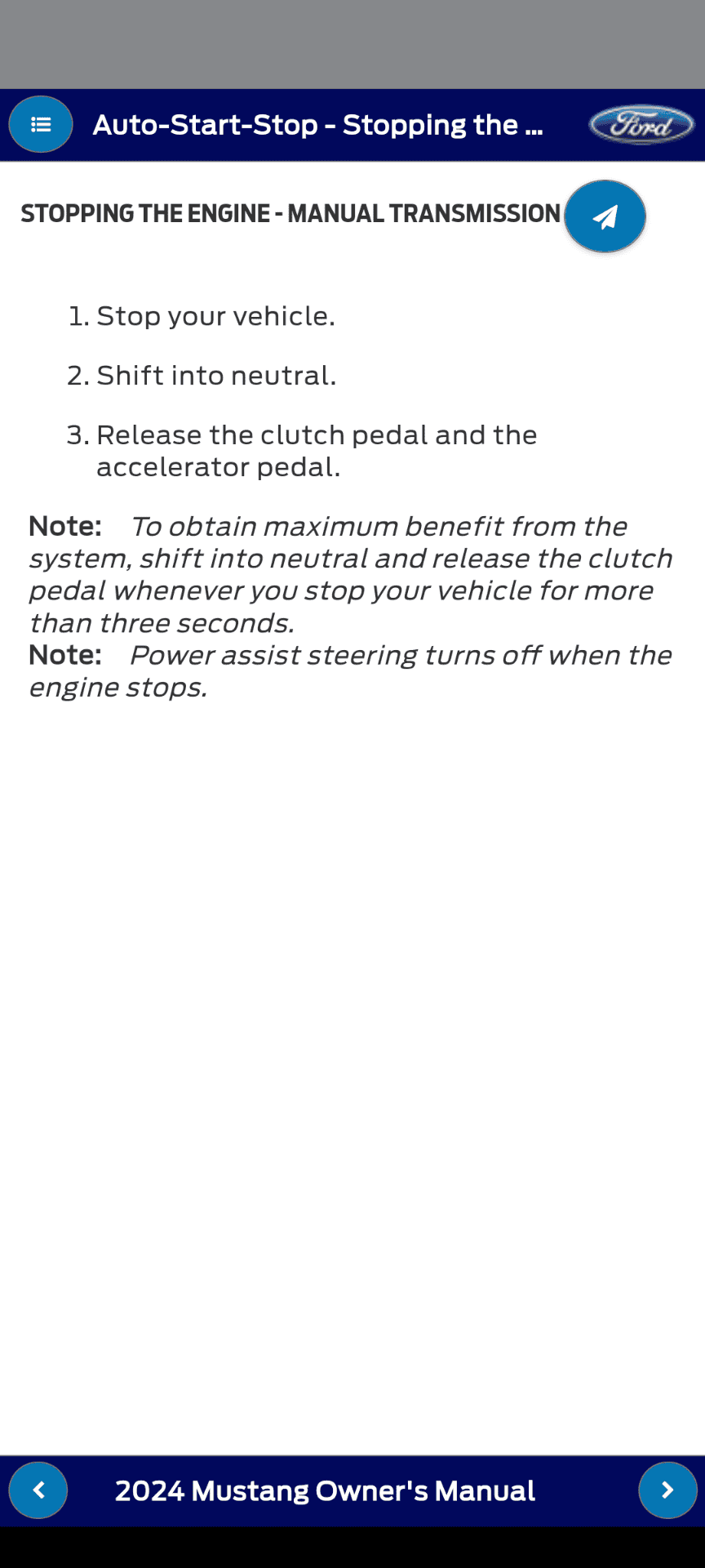 S650 Mustang Start/Stop Job 2 GT Screenshot_20240117-201020