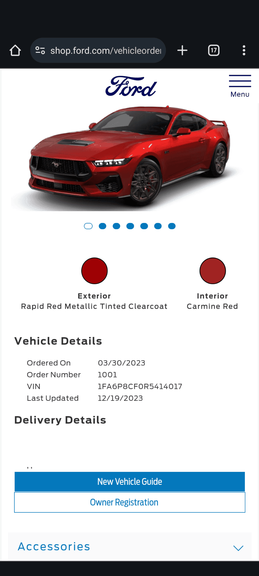 S650 Mustang VIN Scrapped...? Screenshot_20240126-165848