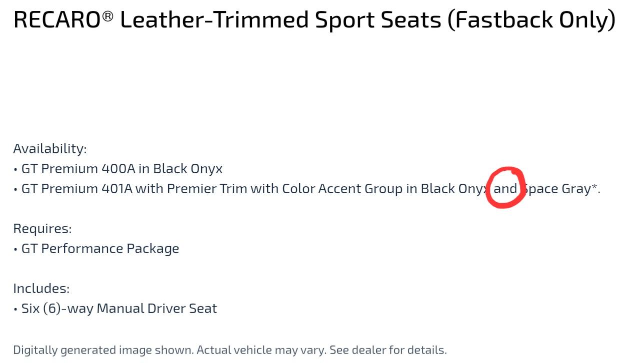 S650 Mustang Color of Recaro seats with Performance Pack AND 401A Screenshot_20240324_171811_Chrome