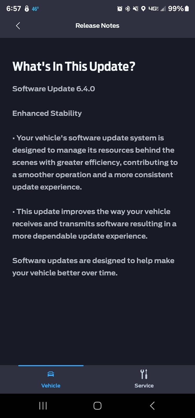S650 Mustang Anyone else have OTA updates lagging behind? Screenshot_20240424_065705_FordPass