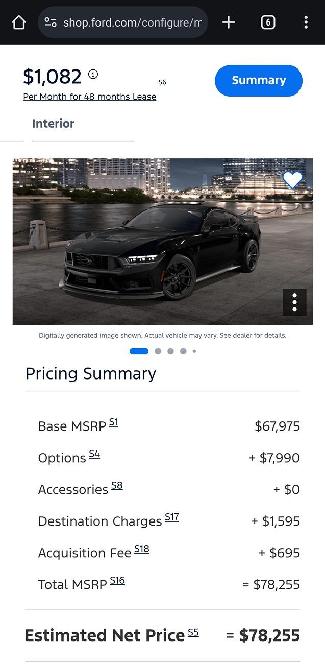 S650 Mustang PP Oil Cooler install on my non-performance pack S650 Mustang Screenshot_20240809_000703_Chrome