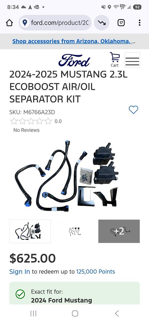 S650 Mustang 2.3L air oil separator Screenshot_20250406_203447_Chrome