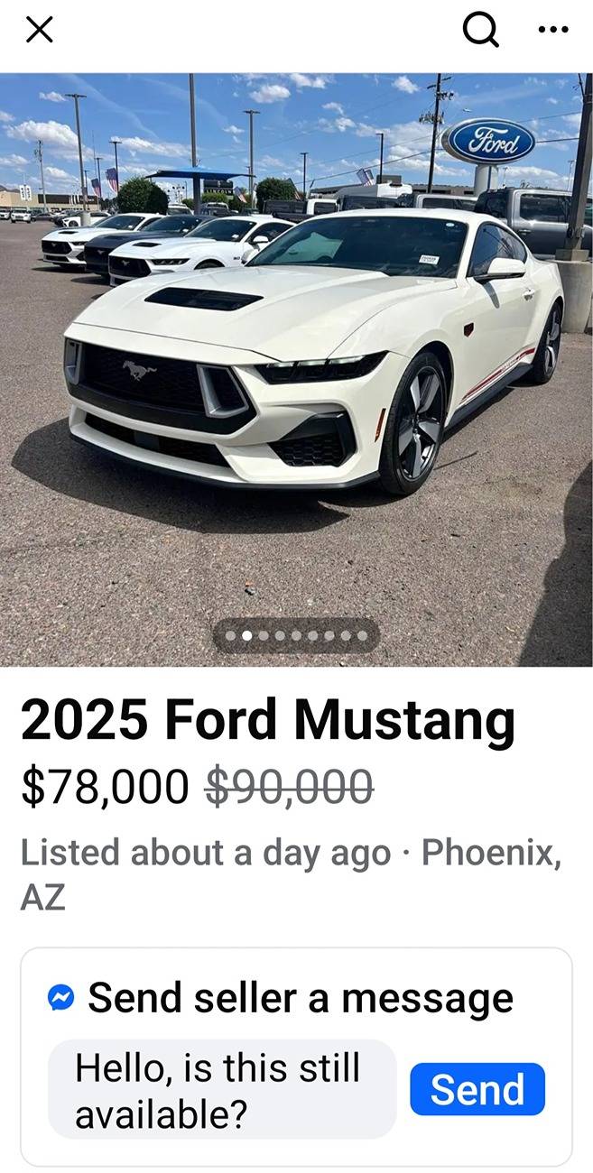 S650 Mustang 2025 60th Anniversary Edition Screenshot_20250416_202847_Facebook