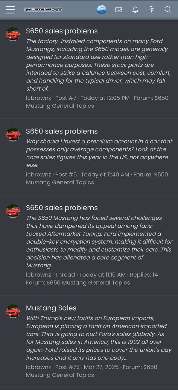 S650 Mustang S650 sales problems Screenshot_20250427_154638_Chrome