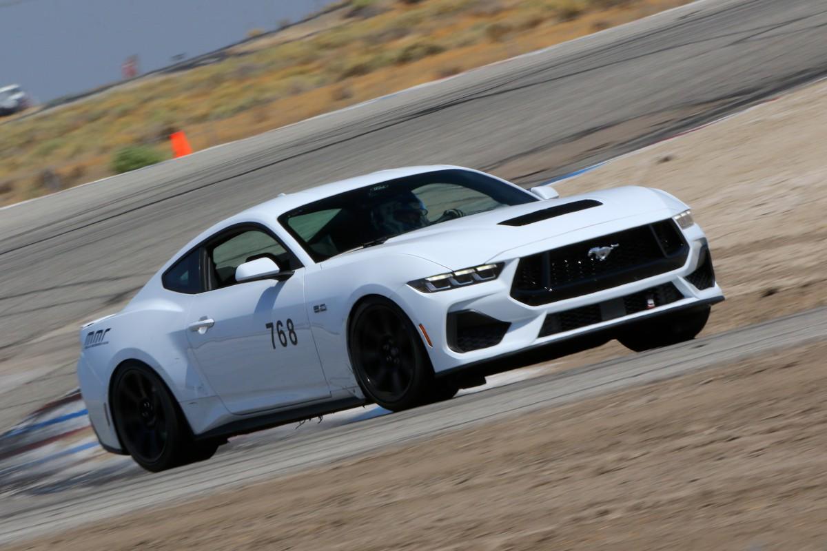 S650 Mustang MMR Lowers the 24' GT on MMR/MCS Coil Overs and goes to the track! Sep-17-2023-Speed Ventures (Sun) [[7e780ba612]] - Red - Session 3 (Off Ramp) - BW3_3369_Sep172