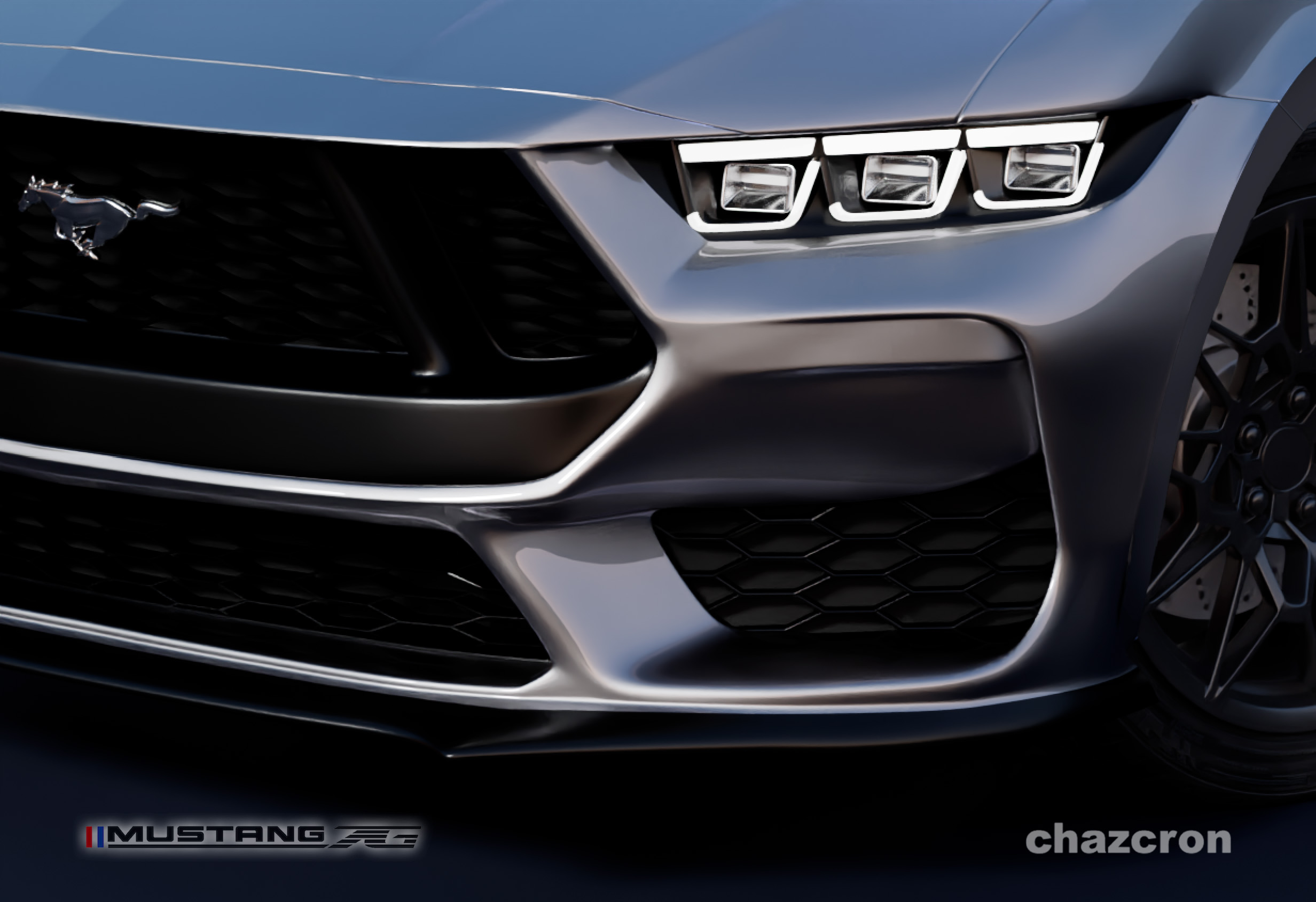 S650 Mustang chazcron weighs in... 7th gen 2023 Mustang S650 3D model & renderings in several colors! SilverTongue