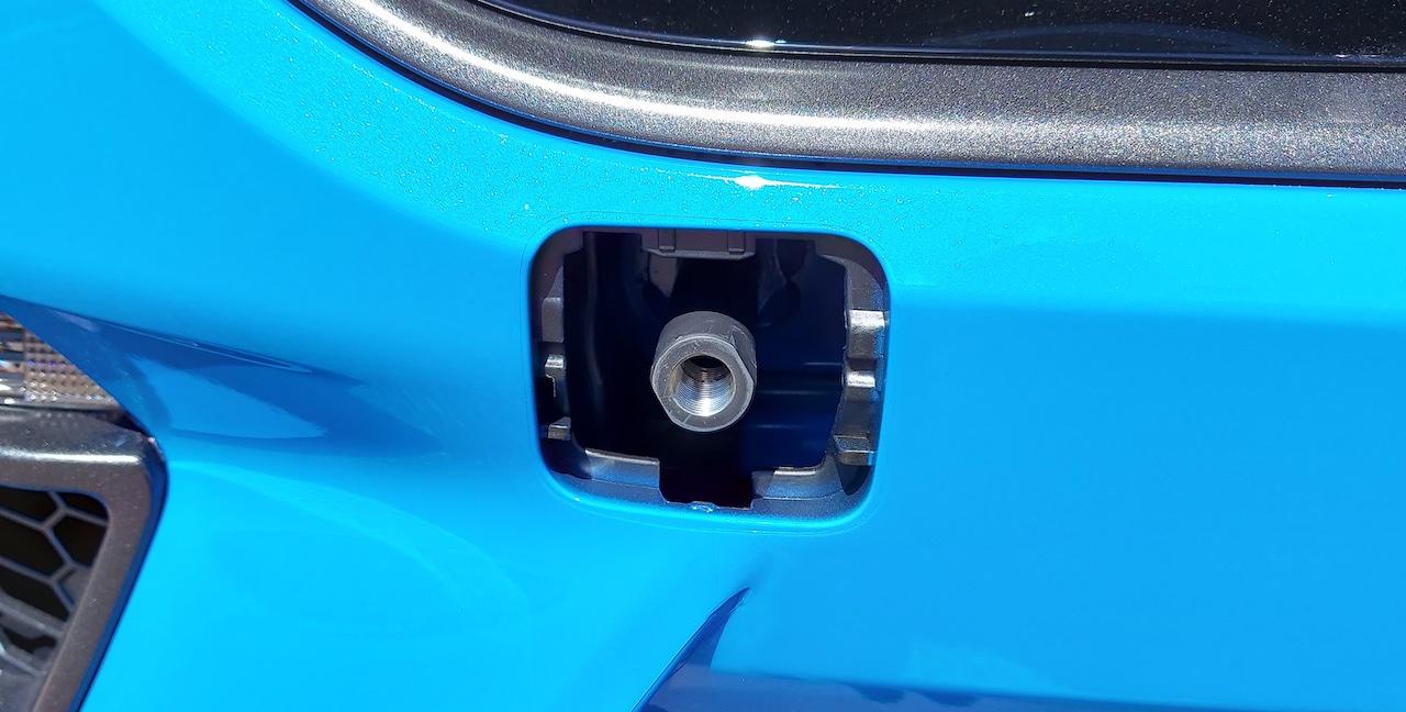 S650 Mustang Front license plate bracket - is it installed at factory or dealer skye plate 003