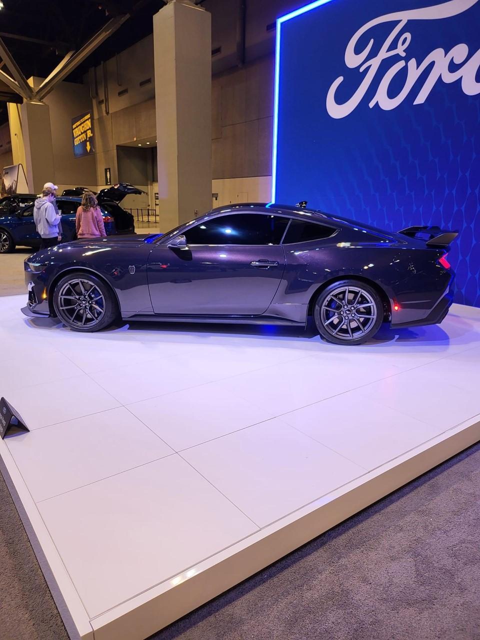 S650 Mustang Mustang S650 Dark Horse in Blue Ember @ the STL Autoshow sl2