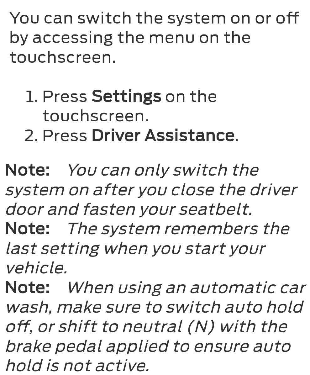 S650 Mustang New Brake Hold feature on 2024 Mustang SmartSelect_20230918_065737_FordPass