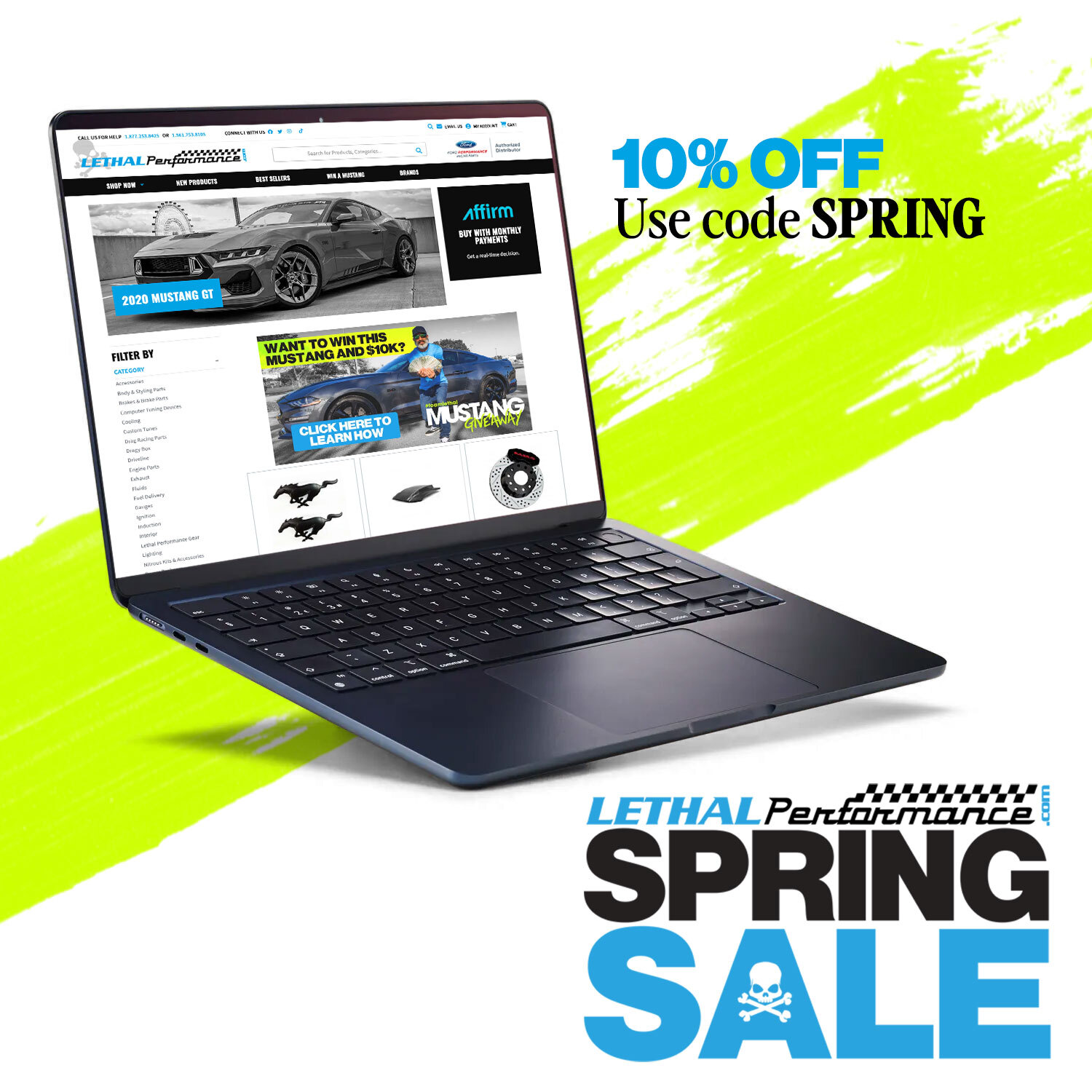 S650 Mustang Spring SALE has SPRUNG here at Lethal Performance!! SpringSale_Sitewide (1)