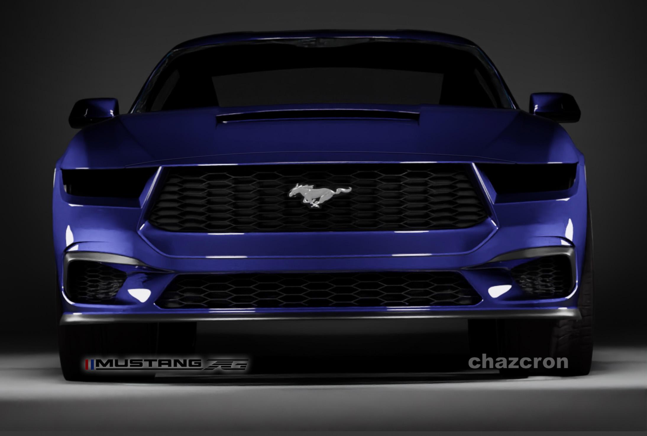S650 Mustang chazcron weighs in... 7th gen 2023 Mustang S650 3D model & renderings in several colors! SraitBL