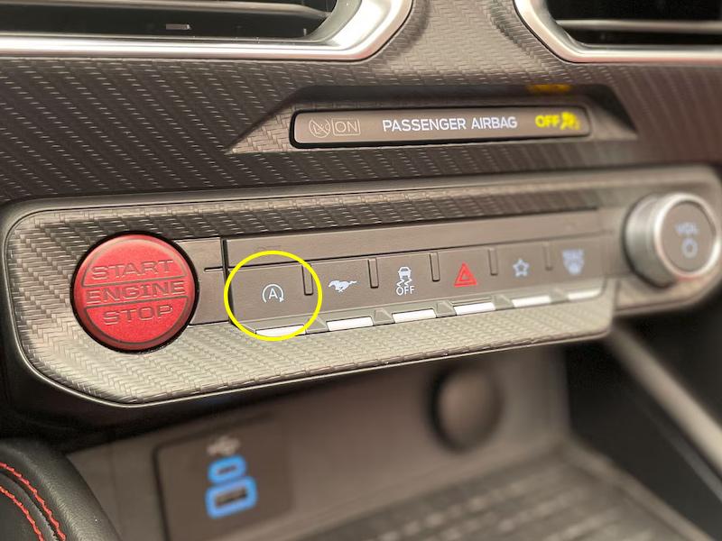 S650 Mustang GT Auto stop/start? startsto