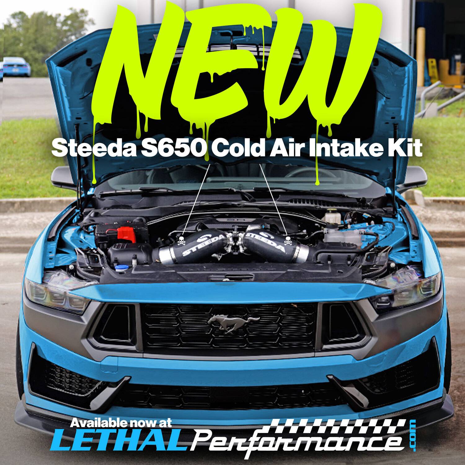 S650 Mustang All New Steeda Intake Kit for S650's Now Available here at Lethal Performance!! steedaintake2