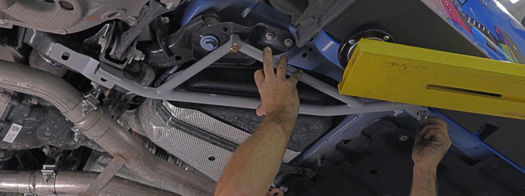 S650 Mustang Installed: Steeda Stop The Hop and Linear Drag Springs on our 2024 Mustang GT! subframebraces