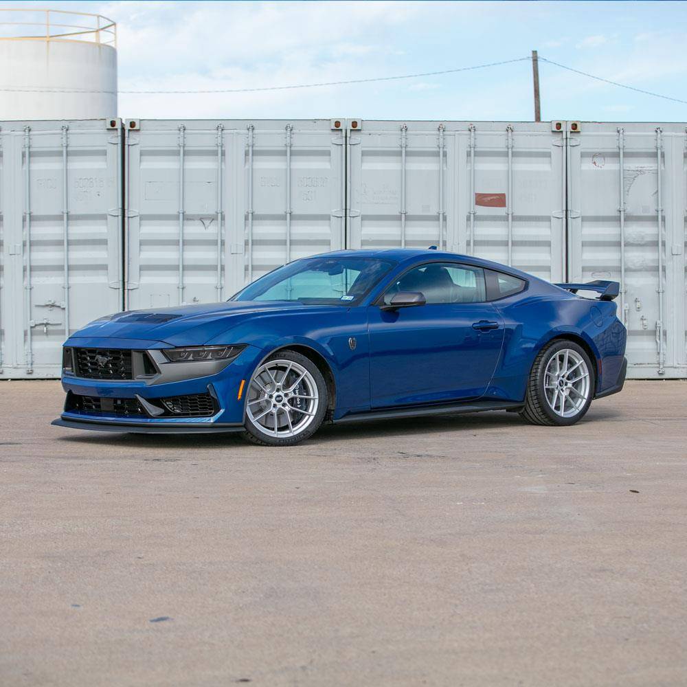 S650 Mustang LMR's Dark Horse On Silver Forged SVE DHP1 Wheels sve-mustang-dhp1-forged-wheel-kit-19x10-5-11-silver-15-25-mach-1-dark-horse_f498f02a