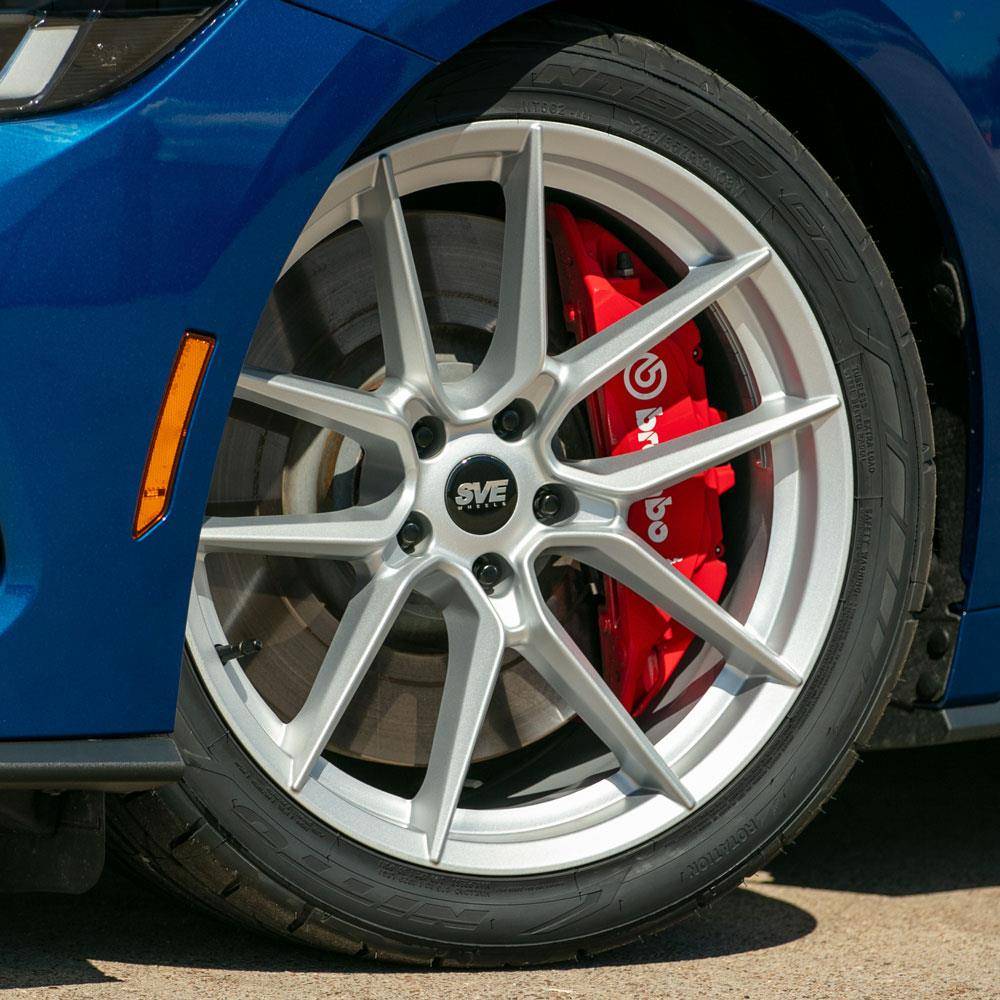 S650 Mustang NEW! SVE DHP1 Wheels For 2005-2025 Mustangs sve-mustang-dhp1-wheel-firestone-tire-kit-19x10-11-silver-24-25_a51e50fe