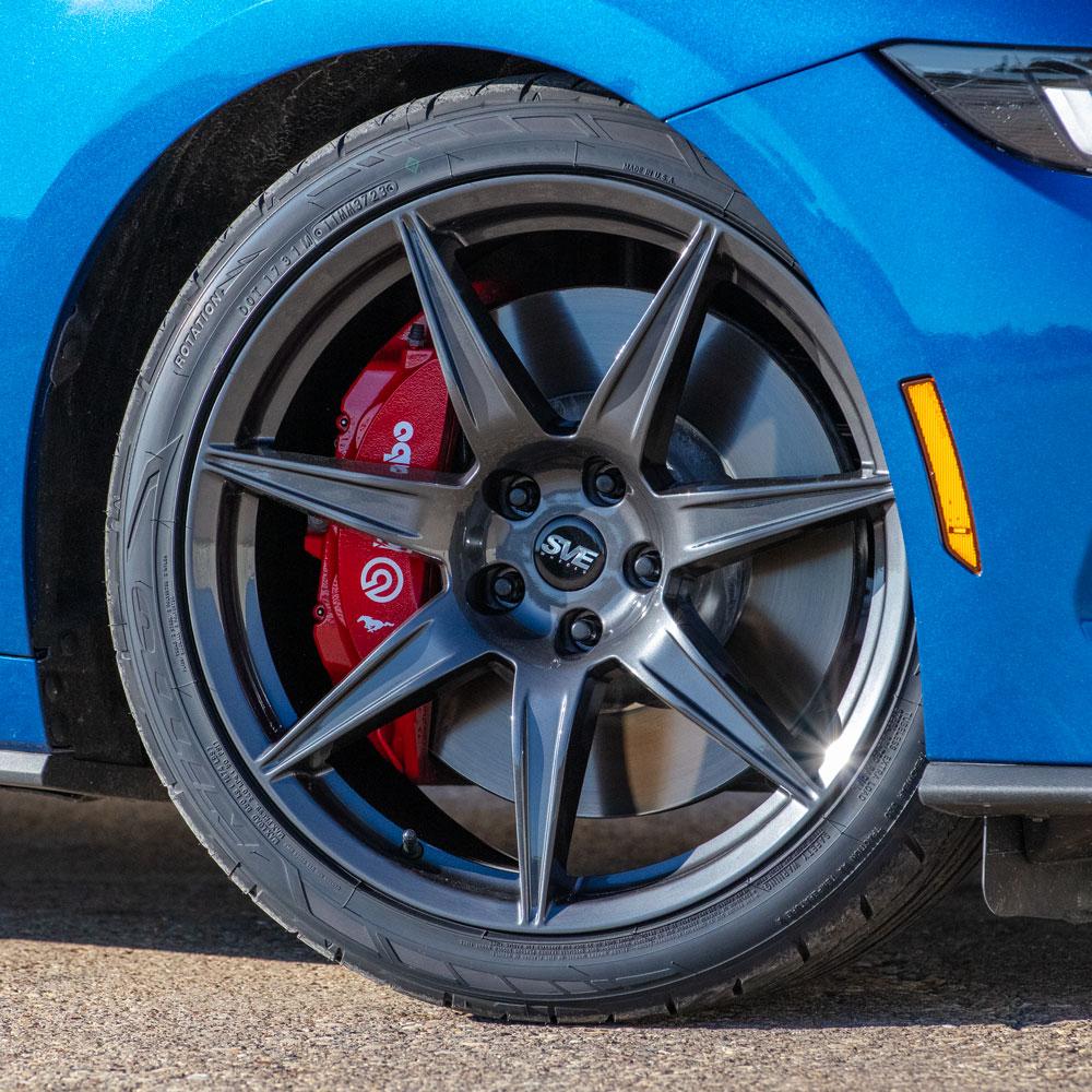 S650 Mustang 2024 Atlas Blue Mustang GT On SVE CFX Wheels SVECFX_OC_2024_GPH04