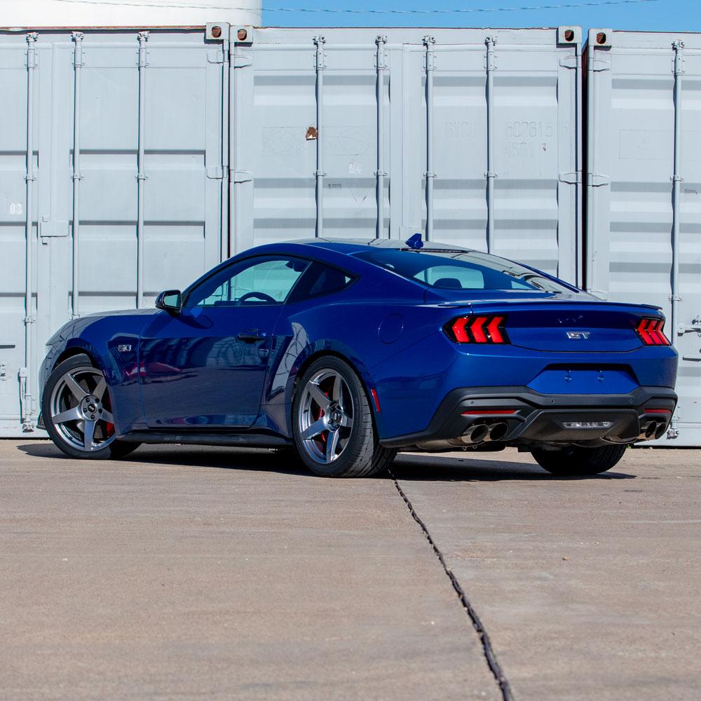 S650 Mustang 2024 Atlas Blue Mustang GT On SVE R355 Wheels SVER355_OC_2024_GPH03