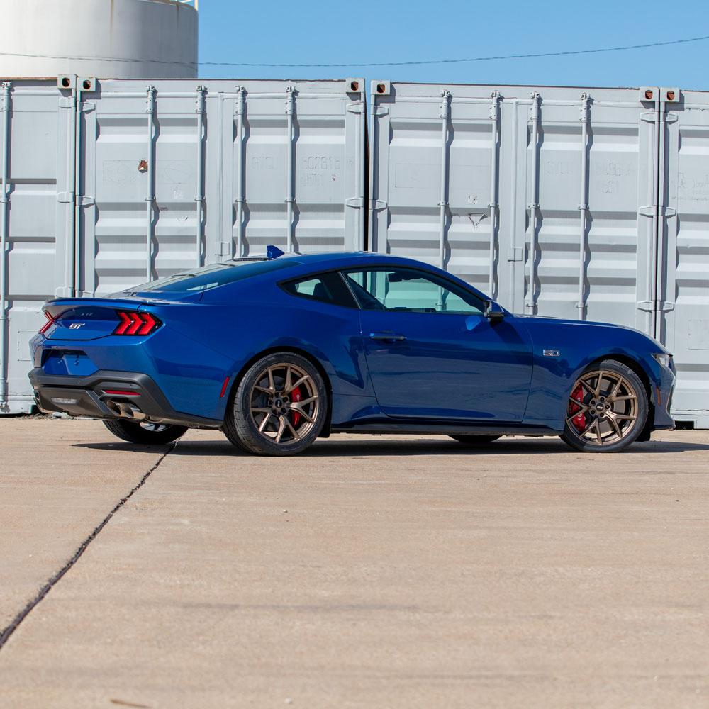 S650 Mustang 2024 Atlas Blue Mustang GT On SVE SP2 Wheels SVESP2_OC_2024_BRZ03