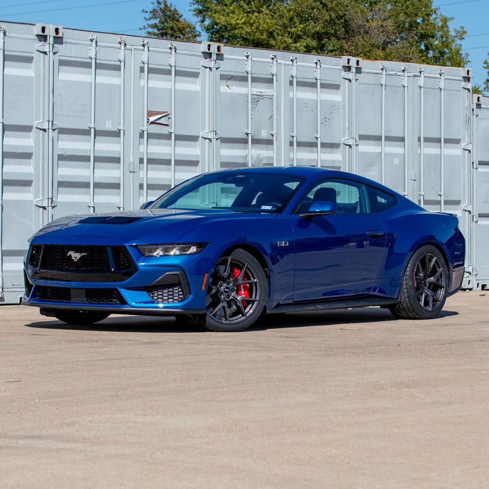 S650 Mustang 2024 Atlas Blue Mustang GT On SVE SP2 Wheels SVESP2_OC_2024_GPH02