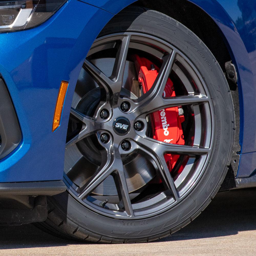 S650 Mustang 2024 Atlas Blue Mustang GT On SVE SP2 Wheels SVESP2_OC_2024_GPH04