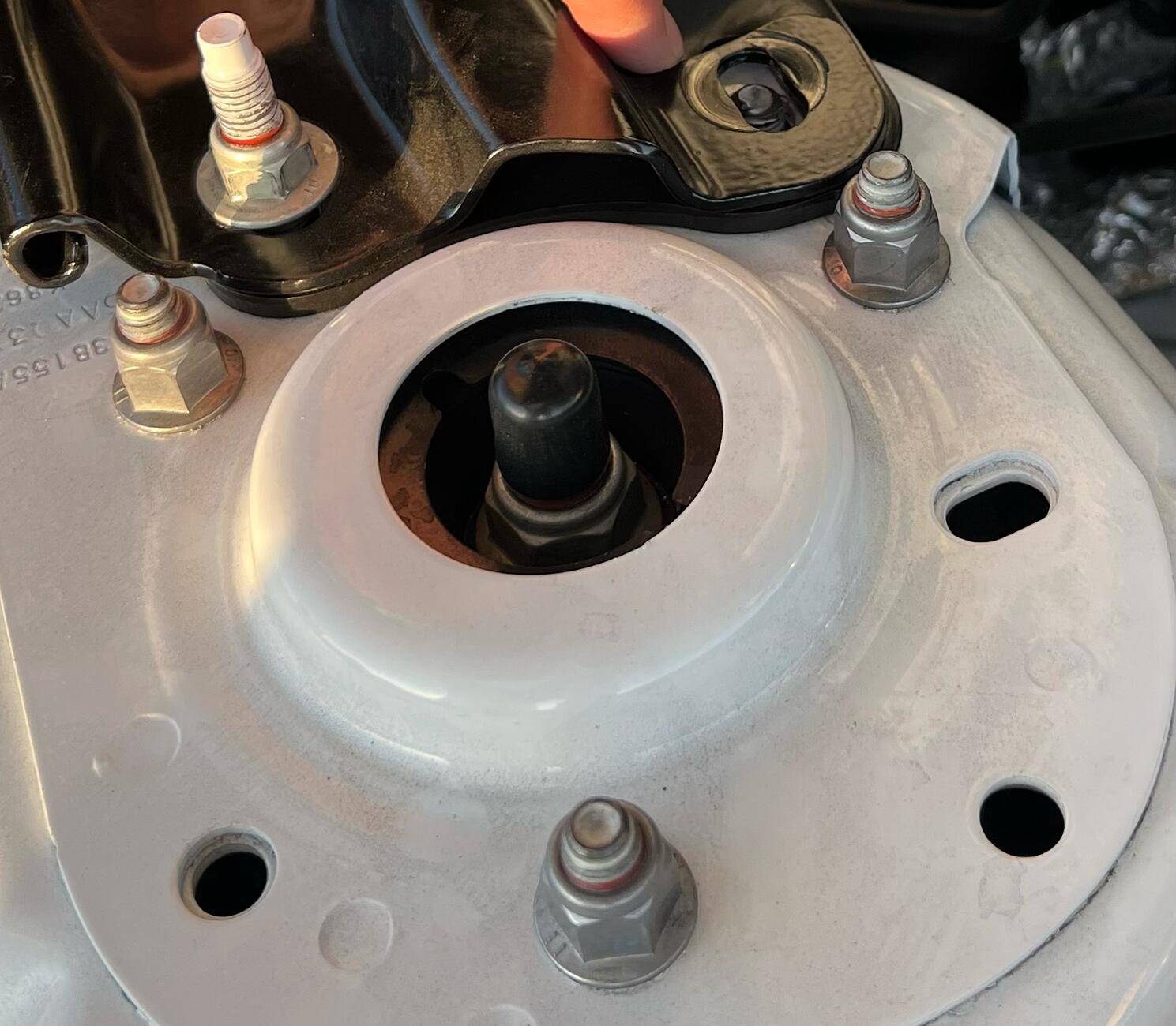 S650 Mustang How to fix snapped stud in strut tower tempImageAoK3kE