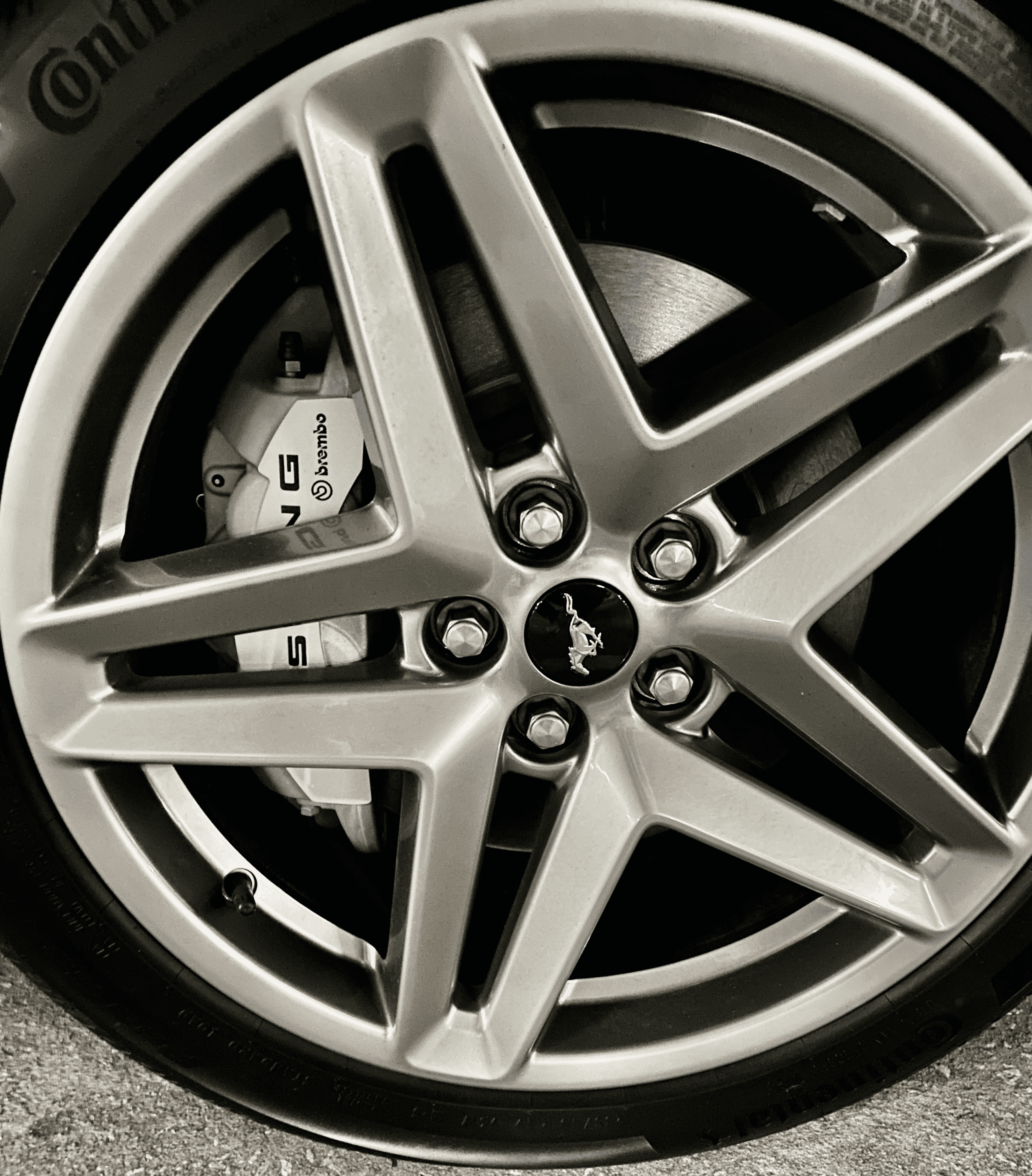 S650 Mustang Paint stock silver brakes or leave as is? tempImageOg2PCE