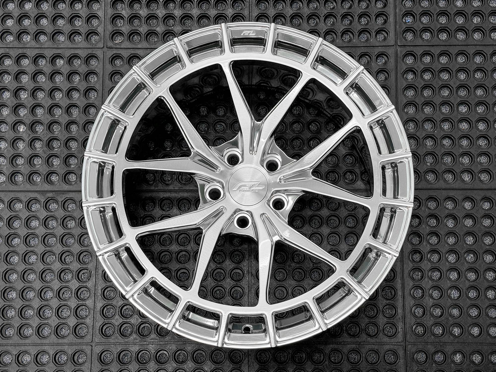 S650 Mustang New Forgedlite TF Series 1pc Forged Monoblock - Custom Made for your Mustang TF6-BRUSHED-POLISHED-3