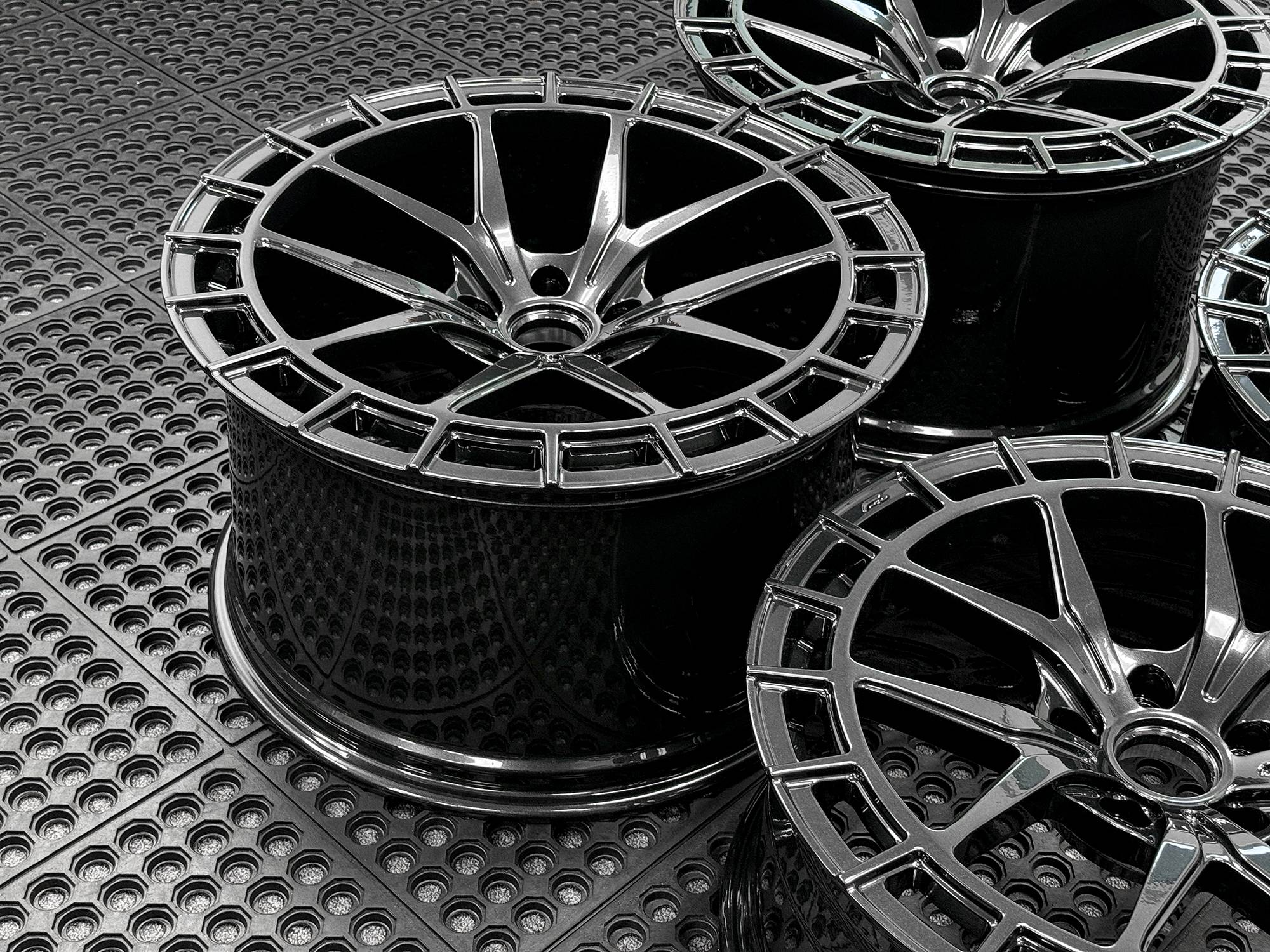 S650 Mustang New Forgedlite TF Series 1pc Forged Monoblock - Custom Made for your Mustang TF6-CARBON-FLASH-2