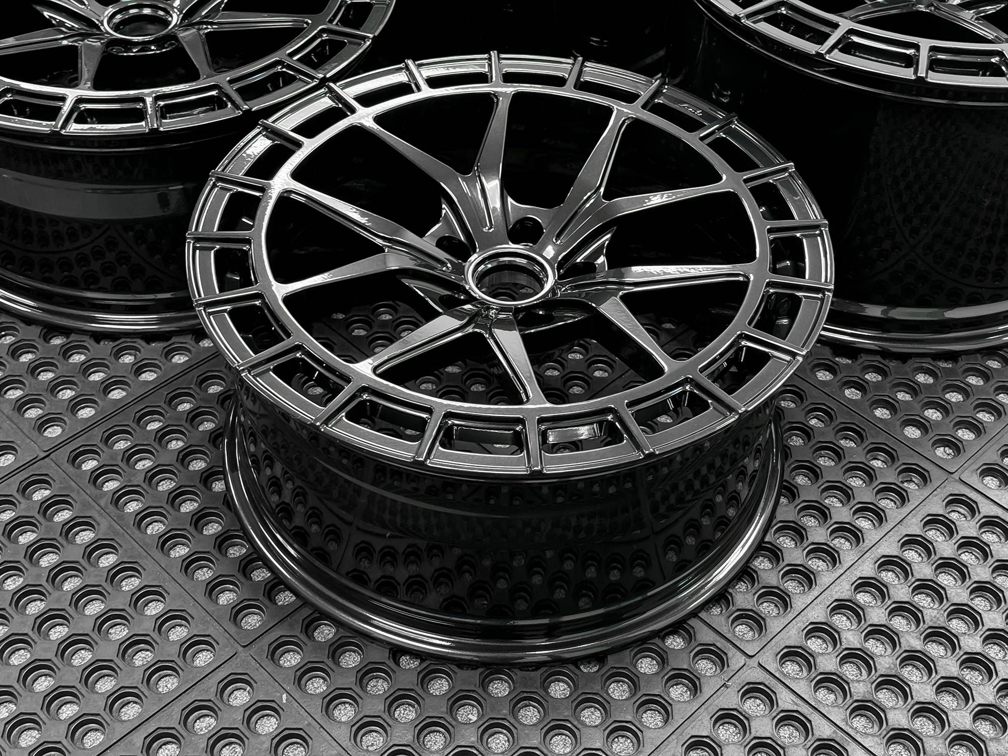 S650 Mustang New Forgedlite TF Series 1pc Forged Monoblock - Custom Made for your Mustang TF6-CARBON-FLASH-3